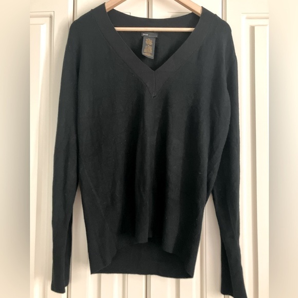 Grace Elements Black V Knit Neck Sweater Size XL - Picture 1 of 6